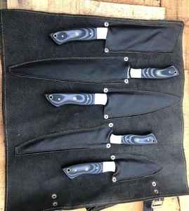 Nouvel ensemble de couteaux de cuisine Damas forgés, couteaux de chef professionnels à manche intégral, pour boucher et cuisinier, ensemble de couteaux OEM - Product Image 6