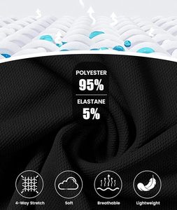 Chemises de golf pour hommes à manches courtes, t-shirts imprimés à séchage rapide, polos respirants et extensibles - Product Image 5