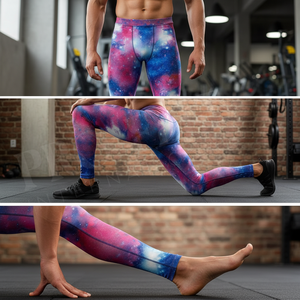 Apparel Clothing Manufacturer All Over Printed Sublimation Skinny <b>Compression</b> Leggings Stretchy Fabric Workout Yoga Gym Pants - Product Image 4