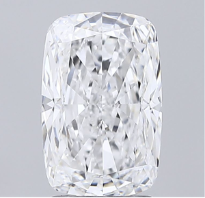 Diamante Sintético Certificado por IGI de 2.87 CT, Corte Alargado Tipo Cojín, Color D, Claridad VVS2, Cultivado en Laboratorio, CVD LG 783626304, Joyería ROYAL GEMS - Product Image 1