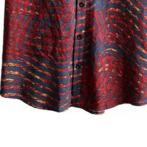 เสื้อเชิ้ตผู้ชายลายดอกไม้ ผ้าลินินผสมคุณภาพพรีเมียม เสื้อชายหาดสไตล์ทรอปิคอล เสื้อผ้าฤดูร้อนเนื้อนุ่ม ขายส่งจากโรงงาน - Product Image 3
