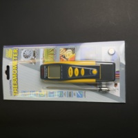 Thermomètre numérique de cuisine en acier inoxydable TECPEL DTM-3102 avec arrêt automatique et écran LCD - Plage de température de -50 à 300 °C/F - OEM
