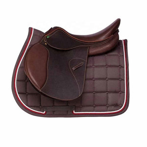 Vente en gros de tapis de selle pour chevaux en coton personnalisés, rembourrage en micro polaire western, tapis de selle confortables et durables - Product Image 1