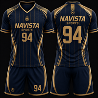 Ensemble d'uniformes de football personnalisés, maillot et short de football, vêtements de sport, tenue d'entraînement et de match pour équipe, qualité supérieure, vêtements en gros, 100% coton