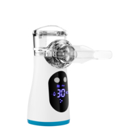 Inhalador Portátil para Mascotas, Nebulizador de Malla con Limpieza Automática para Perros y Gatos, Fuente de Alimentación Eléctrica, Capacidad de 10 ml, Asma