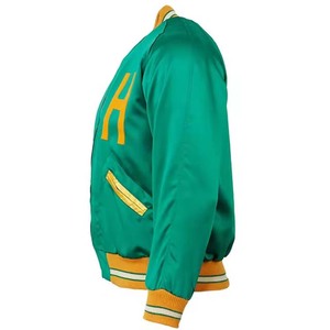 Chaqueta Varsity Personalizable de Fábrica Directa, Cómoda y Casual para Hombre, con Patrón de Letras, Resistente al Viento, Ecológica, para Deportes de Invierno, OEM - Product Image 2