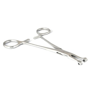 Pinzas de Acero Inoxidable sin Bloqueo para Perforaciones de Nariz y Lengua, Herramienta de Sujeción para Piercings Corporales - Product Image 1