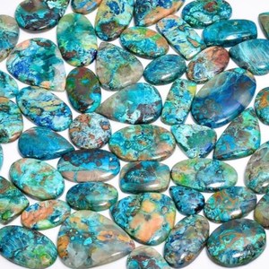 Piedra Preciosa de Azurita de Alta Calidad Bhuvah, Certificada por Terceros, 100% Natural, para Joyería, Precio al por Mayor - Product Image 2
