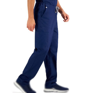 Hospital Medical Men's <b>Doctor</b> Scrub Suits Stretchy Nursing Surgical Scrub Uniforms <b>Sets</b> with Knitted Fabric for Men - Product Image 5