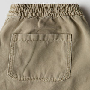 <b>Men's</b> Casual Fashion Street <b>Shorts</b> <b>Elastic</b> <b>Waist</b> Cotton Canvas Breathable Cargo Pants Solid OEM Wholesale Blank Oversized OEM - Product Image 5