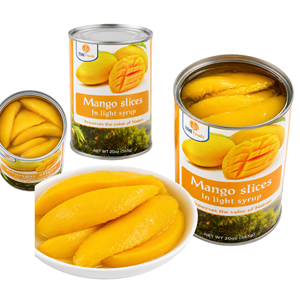 Mango en Rodajas Enlatado en Sirope, Calidad Premium, Delicioso, el Más Vendido, al Mejor Precio, en Lata de 30oz, Fabricado en Vietnam - Product Image 1