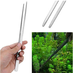 Pincettes courbées à long manche en acier inoxydable, 2 pièces, respirantes, lavables au lave-vaisselle, utilisables au micro-ondes, pour jardin, cuisine, intérieur - Product Image 6
