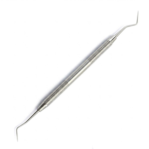 Sonde endodontique dentaire en acier inoxydable à double extrémité avec manche creux pour diagnostic et instruments chirurgicaux de canaux radiculaires - Product Image 3