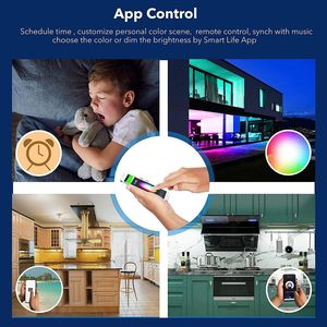 Kit de Luces LED Inteligentes para Gabinetes de Cocina, Regulables, Blancas, Enchufables, Compatibles con Varios Dispositivos - Product Image 2