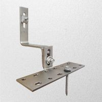 Crochet de fixation pour tuiles solaires Jinda en acier inoxydable SUS304, installation facile, résistance au vent 60 m/s, résistance à la neige 1,4 KN/m, montage solaire photovoltaïque