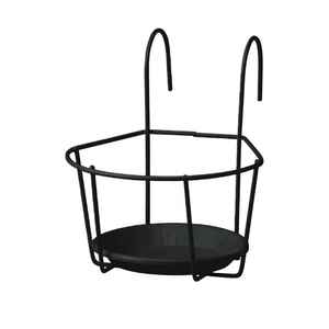 Support mural en métal pour plantes suspendues, panier pour balcon, support de pot de fleurs en fer pour extérieur et intérieur, jardinière - Product Image 1