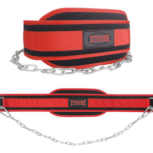 Cinturón de Soporte Lumbar para Fitness y Levantamiento de Pesas, Cinturón de Entrenamiento de Fuerza para Dominadas con Cadena, Cinturón Ajustable para Dips - Product Image 5
