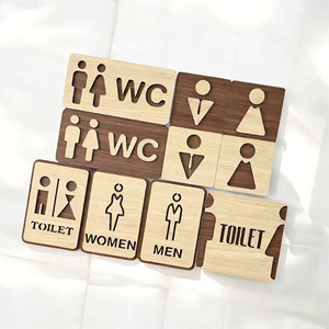 Personalized Wooden Sign Laser Cut Wall Decor Business Logo Office <b>Name</b> <b>Plate</b> - Product Image 2