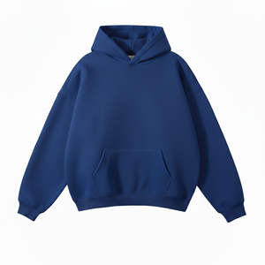 Sweat-shirts et sweats à capuche pour hommes en coton de haute qualité, en molleton épais, surdimensionnés, avec logo personnalisé imprimé et brodé, pour l'automne - Product Image 5