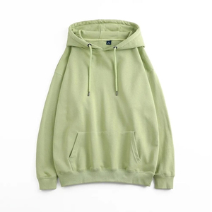Sudadera con Capucha Verde Oscuro para Hombre, Corte Holgado, Informal, Otoñal, Material de Felpa, Manga Regular, Tejido de Punto - Product Image 5