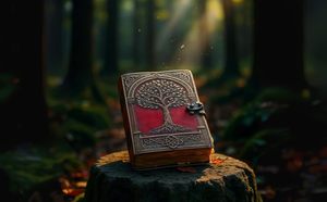 Tree of <b>Life</b> Leather Travel <b>Journal</b> for Women & Men with Lock-A5 Size Premium Vintage Deckle Paper Gift Edition - Product Image 4