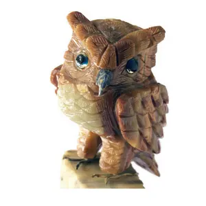 Custom Color <b>Owl</b> Figurine in Different Sizes for Sale - Product Image 1