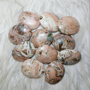 คริสตัลหัตถกรรมสำหรับ45x35x15mm หินอัญมณีสีชมพูธรรมชาติ - Product Image 1