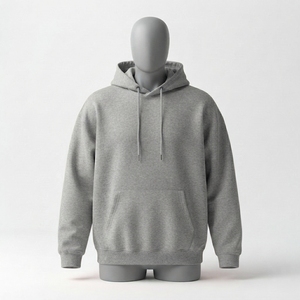 Sudadera con Capucha Premium Ecológica de Primavera, Unisex, Lisa, de Manga Larga, con Bolsillo Tipo Canguro para Impresión de Logotipo Personalizado - Product Image 5