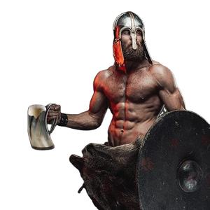 Craftshub Tasse en corne de boeuf faite à la main écologique de 12 pouces Style médiéval authentique Finition brillante naturelle Boissons chaudes/froides Promotions - Product Image 6