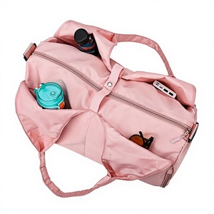 Bolsa Deportiva Grande para Mujer con Compartimento para Zapatos y Correa para Esterilla de Yoga |   Bolsa de Viaje Deportiva Impermeable de Nailon - Product Image 3