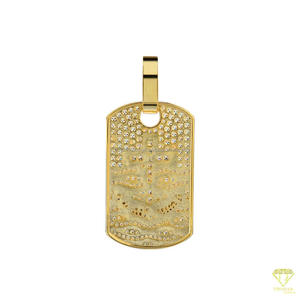 Luxury 18K Gold Plated Pendant with Moissanite in 925 Sterling Silver Hip Hop Jewelry Necklace GIA Certified - Product Image 6