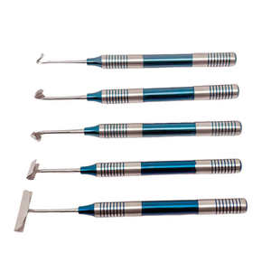 Juego de instrumentos quirúrgicos dentales, elevador de periostio de acero y kit de gestión de tejido de implante de solapa lingual, agarre de potencia para dentistas - Product Image 1