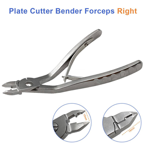 Mini-pince manuelle pour la pliage et la coupe des plaques osseuses, instrument chirurgical orthopédique de classe I - Product Image 5