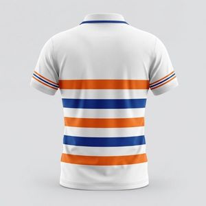 Ensemble polo homme personnalisé de haute qualité, matière polyester/coton, style décontracté, technique imprimée par RIVIAN ATLANTIC - Product Image 2