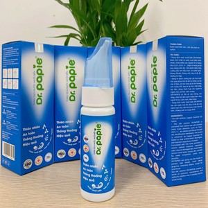 Dr. Papie Spray Nasal Hidratante Salino Mineral para Irrigación Nasal, Alivio de Congestión Nasal, Natural, Cruelty-Free, Equilibrio de Humectación - Product Image 3