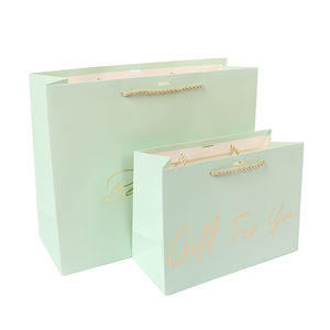 Bolsas de Compra de Papel Kraft Personalizadas de Moda para Pequeños Negocios, Empaque de Lujo Estético al por Mayor para Eventos, Tiendas y Fiestas - Product Image 2