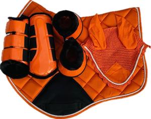 Factory Wholesale <b>Waterproof</b> Custom Made Western Horse Riding Dressage Equestrian Equine Wool Horse Riding Saddle <b>Pads</b> Sets - Product Image 1