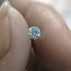 Diamants de laboratoire bruts de 3,1 à 3,5 mm, taille brillant, couleur DEF blanche, clarté VVS1, par carat, excellente taille, prix de gros - Product Image 2