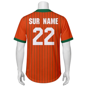 Uniformes de Béisbol Personalizados con Sublimación, Transpirables, 100% Poliéster, con Logotipo Frontal, Venta al Por Mayor - Product Image 3