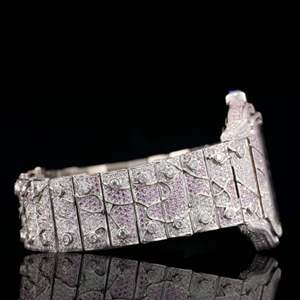 Reloj de Diamantes Cultivados en Laboratorio de Alta Calidad, Totalmente Nuevo, con Incrustaciones de Diamantes Incoloros para Hombre, Precio al por Mayor de la Mejor Calidad - Product Image 2