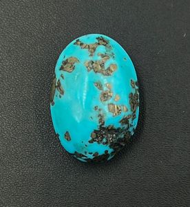 Turquesa persa cabujón ovalado pulido tamaño palma de la mano 29 x 21 x 13 mm forma libre Gema suelta para fabricación de joyas precio al por mayor - Product Image 2
