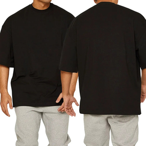 Camiseta de Manga Corta para Hombre, 100% Algodón de Alta Calidad, Corte Cuadrado, Tinte Liso, Antiarrugas, Estilo Urbano, 240 g/m², Casual, Oversize - Product Image 5