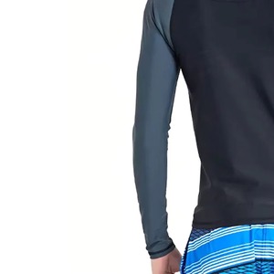 New 2026 Fashion Long Sleeve Rash Guard UV Protection <b>Surfing</b> Fitness Spandex/Polyester Breathable - Product Image 6
