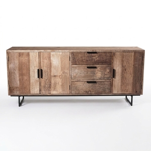 Luxury Modern Dresser Pesaro Teak Laminate Wood Storage Dressers for Bedroom & Living <b>Room</b> Furniture Wooden <b>Table</b> Dresser Sets - Product Image 1