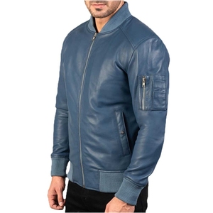 Compre Chaqueta para Hombre, Chaquetas de Cuero Vacuno de Alta Calidad, Chaquetas de Motociclista de Calidad Profesional para Verano e Invierno - Product Image 5