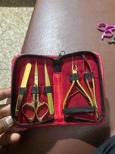 Vired Impex Portable 10 in 1 Carbon Steel Nail <b>Kit</b> with Clipper <b>Manicure</b> Tools Case Classic Style for Toddler - Product Image 1