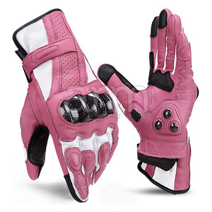 Gants de moto en cuir sur mesure, fabrication artisanale, gants de course en cuir durables pour moto - Product Image 6