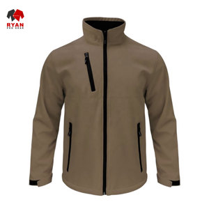 Veste softshell sur mesure pour homme avec logo personnalisé, design ODM, motif uni, Ryan Pro Gear - Product Image 5