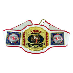 Cinturones de Campeonato de Lucha Libre Personalizados al por Mayor con Placas Metálicas Chapadas en Oro - Product Image 1
