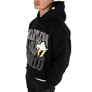 Sudadera con Capucha Personalizada para Hombre, 100% Algodón, Impresa en la Parte Delantera, Sudadera de Lujo para Hombre, Ropa de Calle Elegante, Sudadera de Invierno - Product Image 4